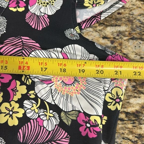 Sunsets & Sweet Tea Colorful Floral Print Anywhere Dress With Pockets Size XL - Picture 7 of 10